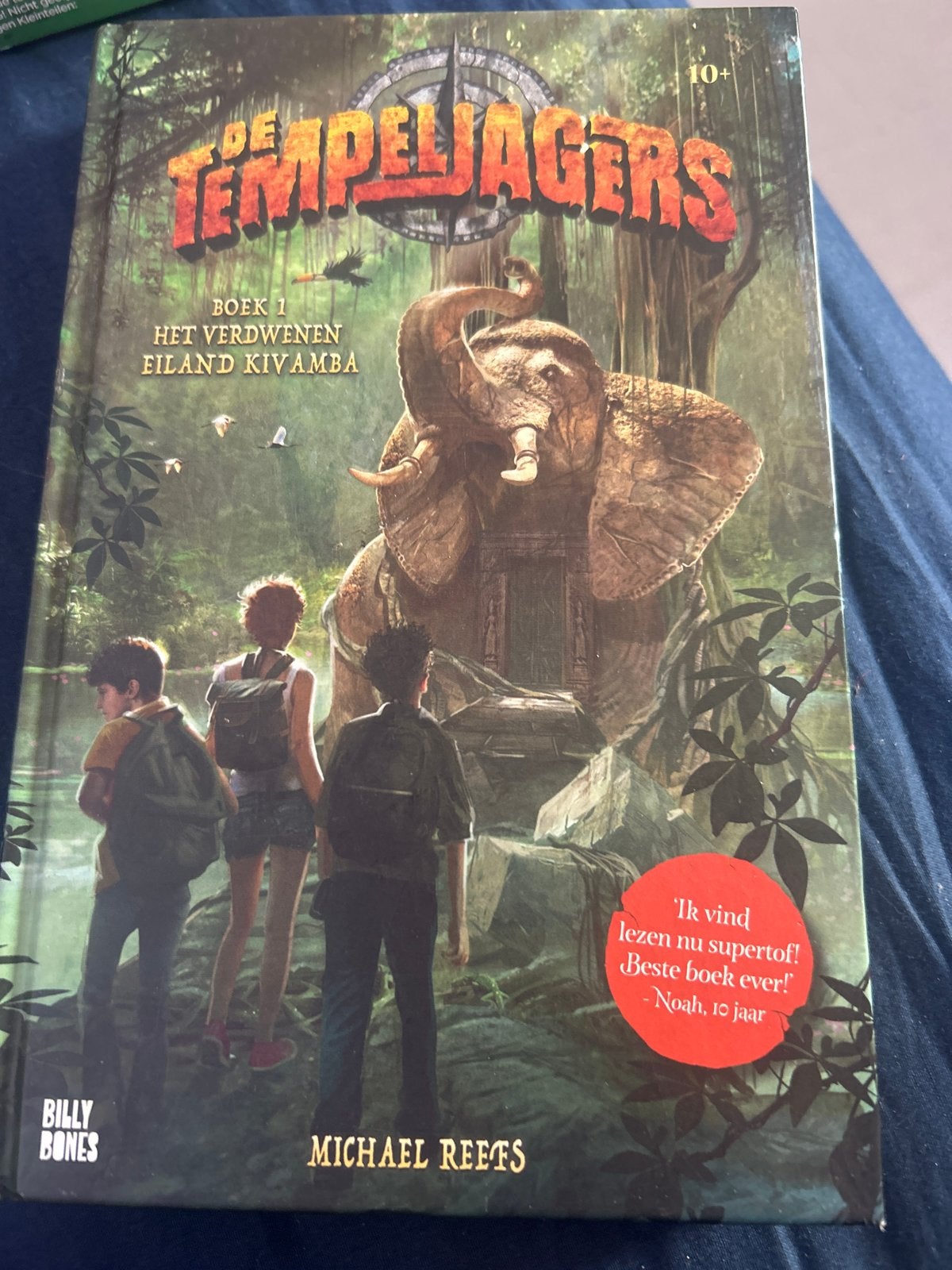 De Tempeljagers Boek 1: Het Verdwenen Eiland Kivamba, Boeken, Ophalen of Verzenden, Zo goed als nieuw, Fictie