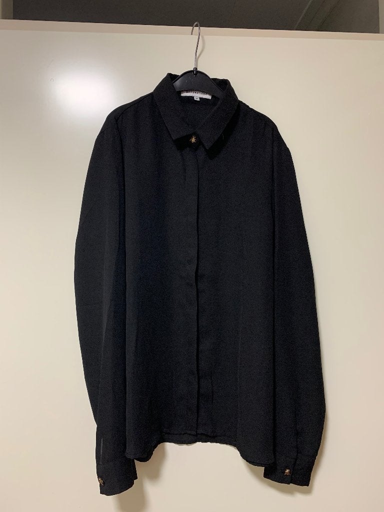 Zwarte damesblouse maat 38, Kleding | Dames, Blouses en Tunieken, Maat 38/40 (M), Bella Ragazza, Zwart, Ophalen of Verzenden