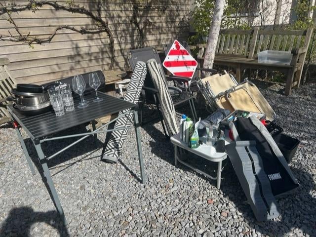Caravan / camper inventaris, Ophalen, Gebruikt