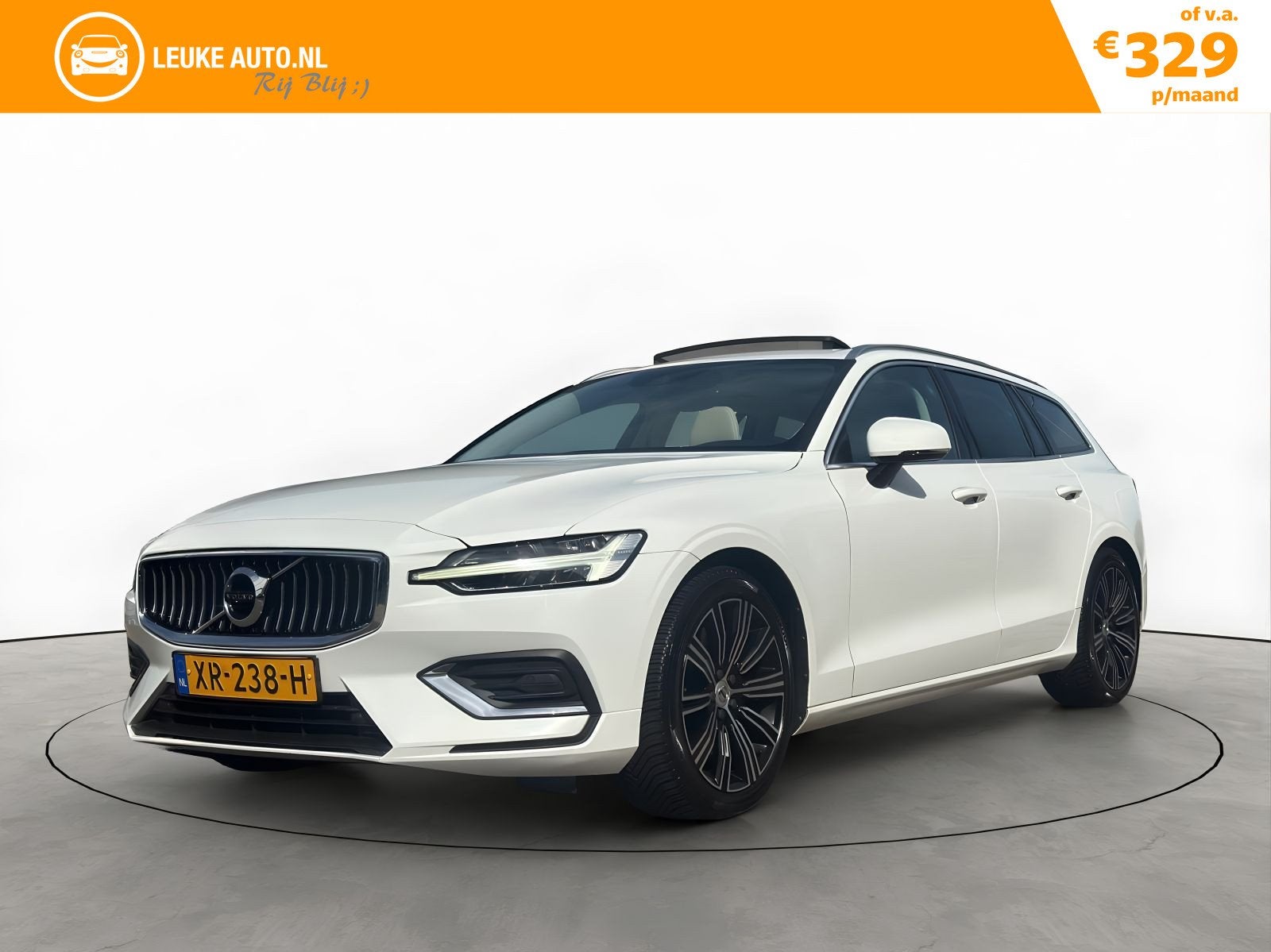 Volvo V60 2.0 T5 250PK Inscription Pano Head-UP Trekhaak, Auto's, Dealer onderhouden, 15 km/l, Euro 6, 4 cilinders