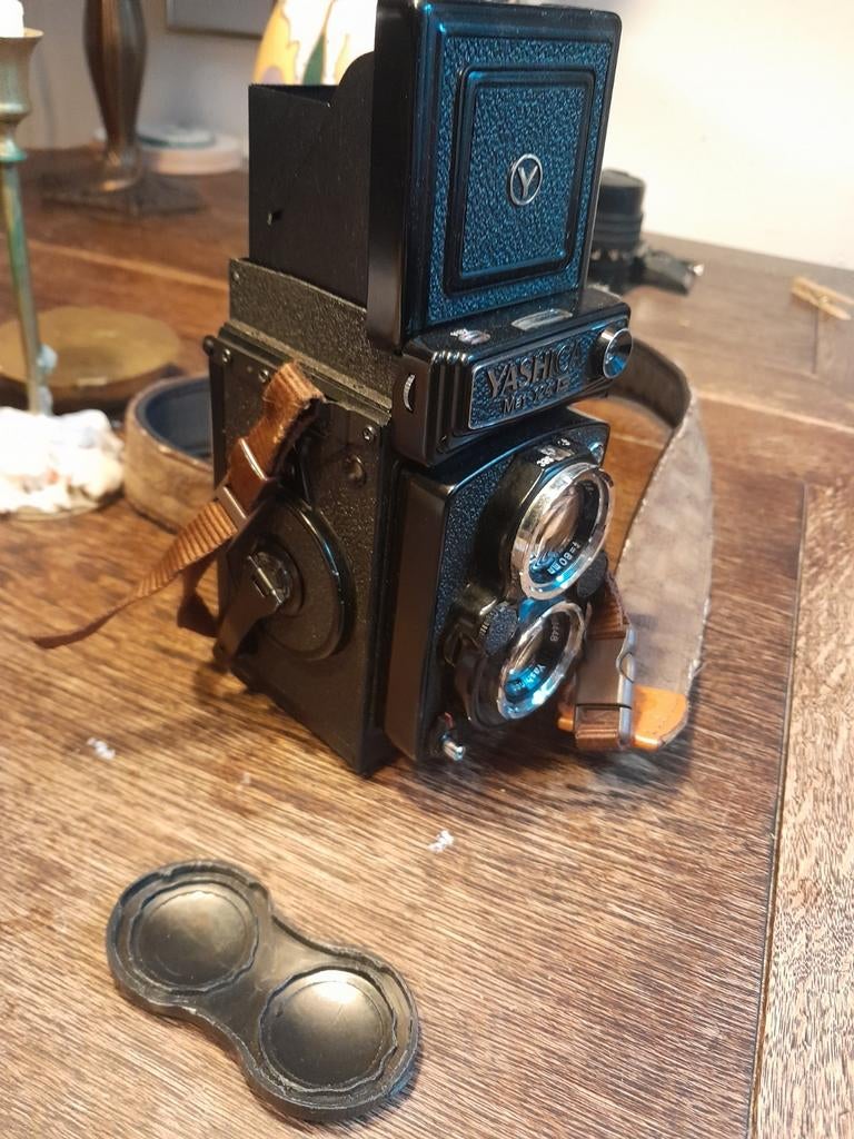 Yashica Mat 124G, Audio, Tv en Foto, Fotocamera's Analoog, Ophalen of Verzenden, Compact, Overige Merken