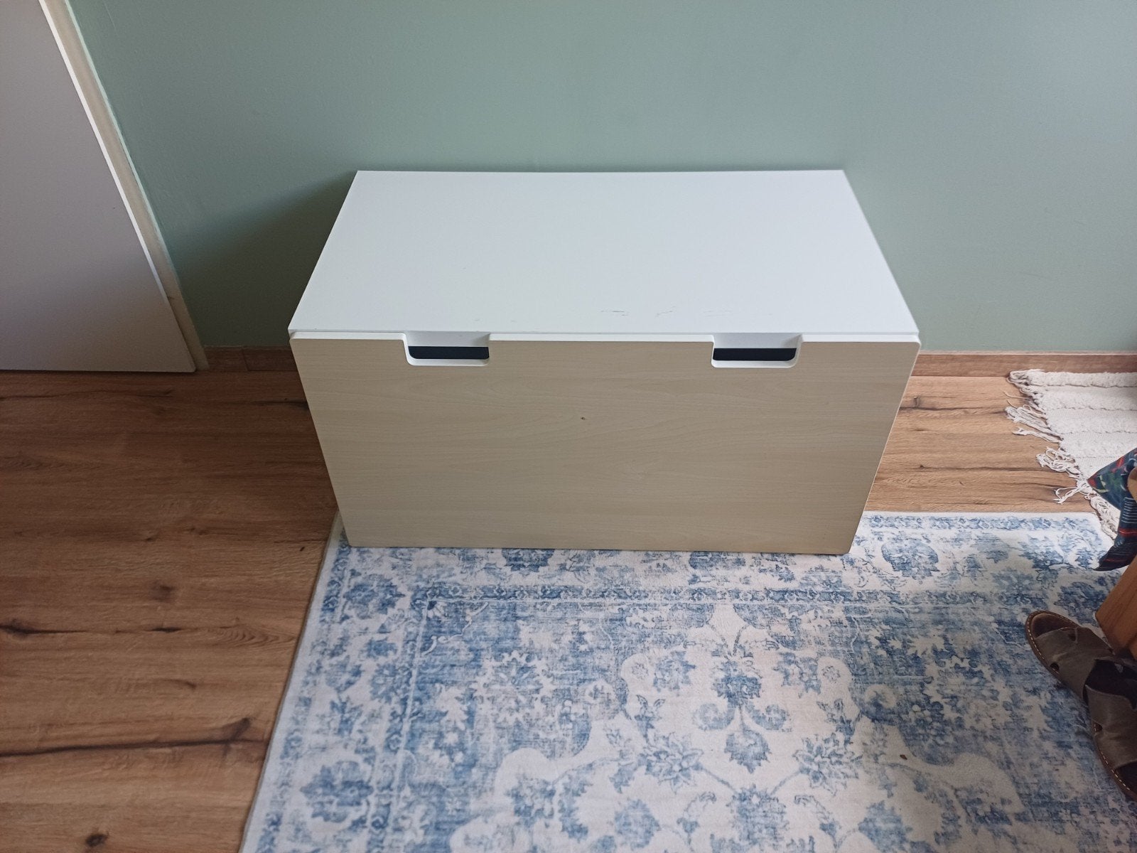 IKEA Opbergkast met lade - Wit/Licht hout, Ophalen, Zo goed als nieuw