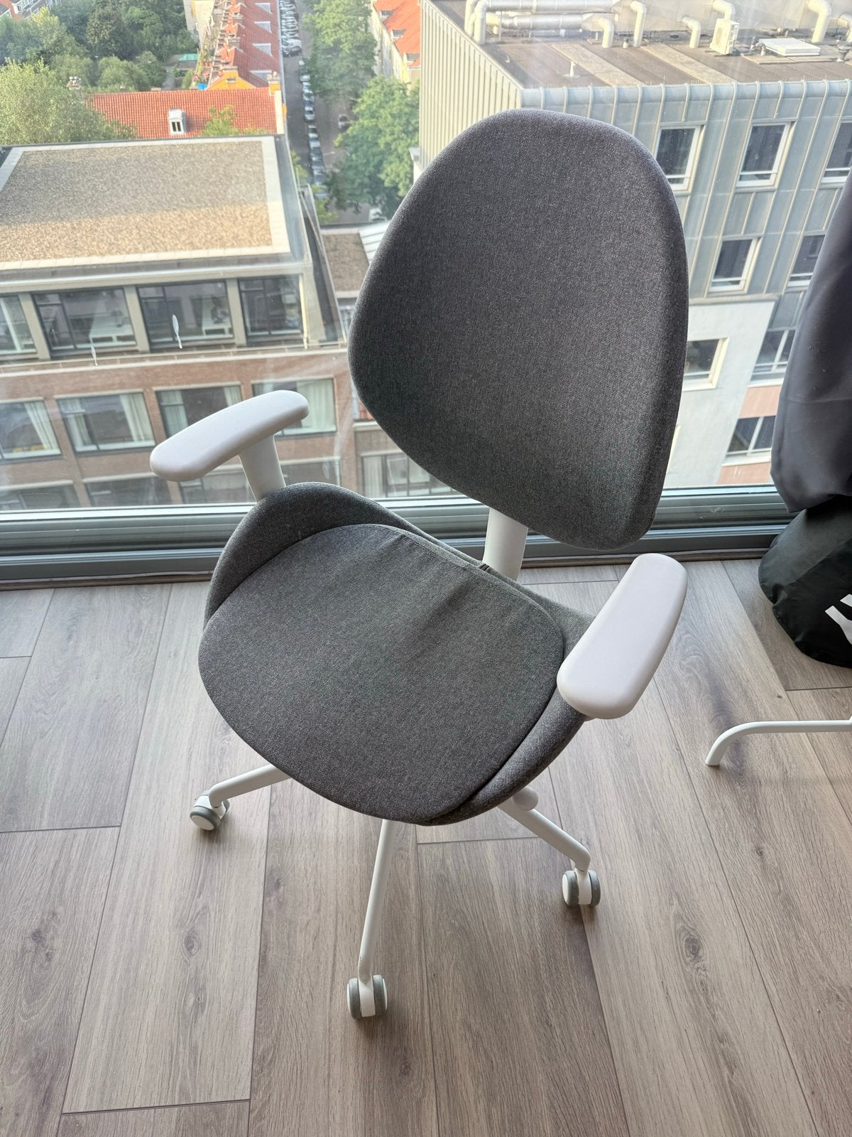 IKEA Chair HATTEFJÄLL bureaustoel - Grijs, zo goed als nieuw, Huis en Inrichting, Ophalen, Zo goed als nieuw, Grijs, Bureaustoel
