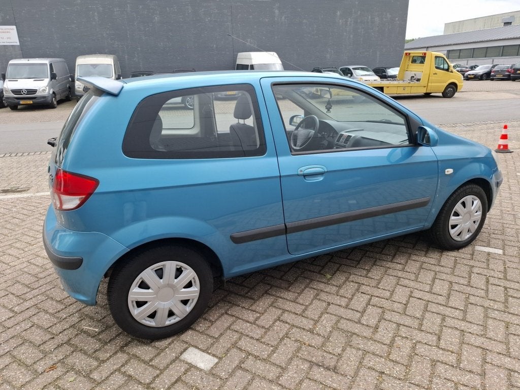 Hyundai Getz 1.3i GL Cool 3D Nw Koppeling & APK ✅, Metallic lak, 4 cilinders, Blauw, Origineel Nederlands