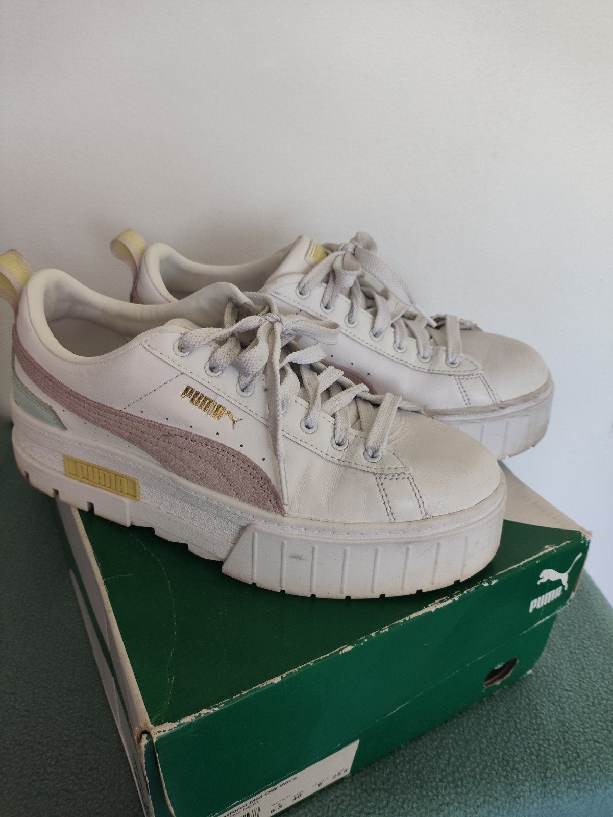 Puma Cali Dream sneakers maat 40 met doos, Puma, Wit, Ophalen of Verzenden, Sneakers of Gympen