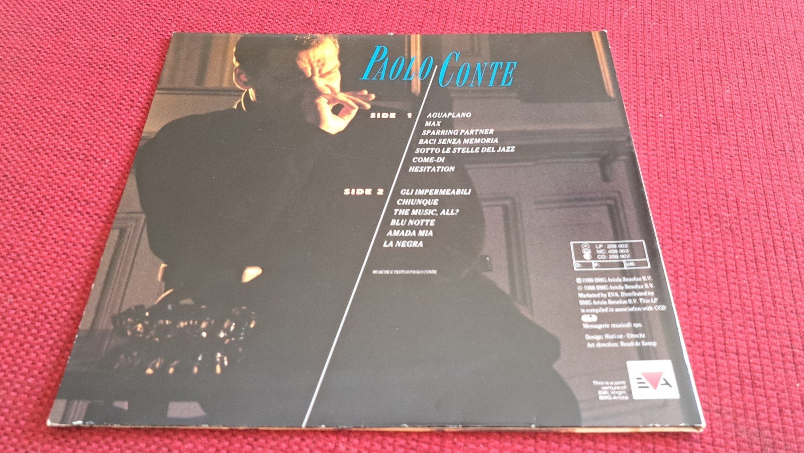 Paolo Conte lp vinyl Collectione, Cd's en Dvd's, Vinyl | Pop, Ophalen of Verzenden, Zo goed als nieuw, 12 inch