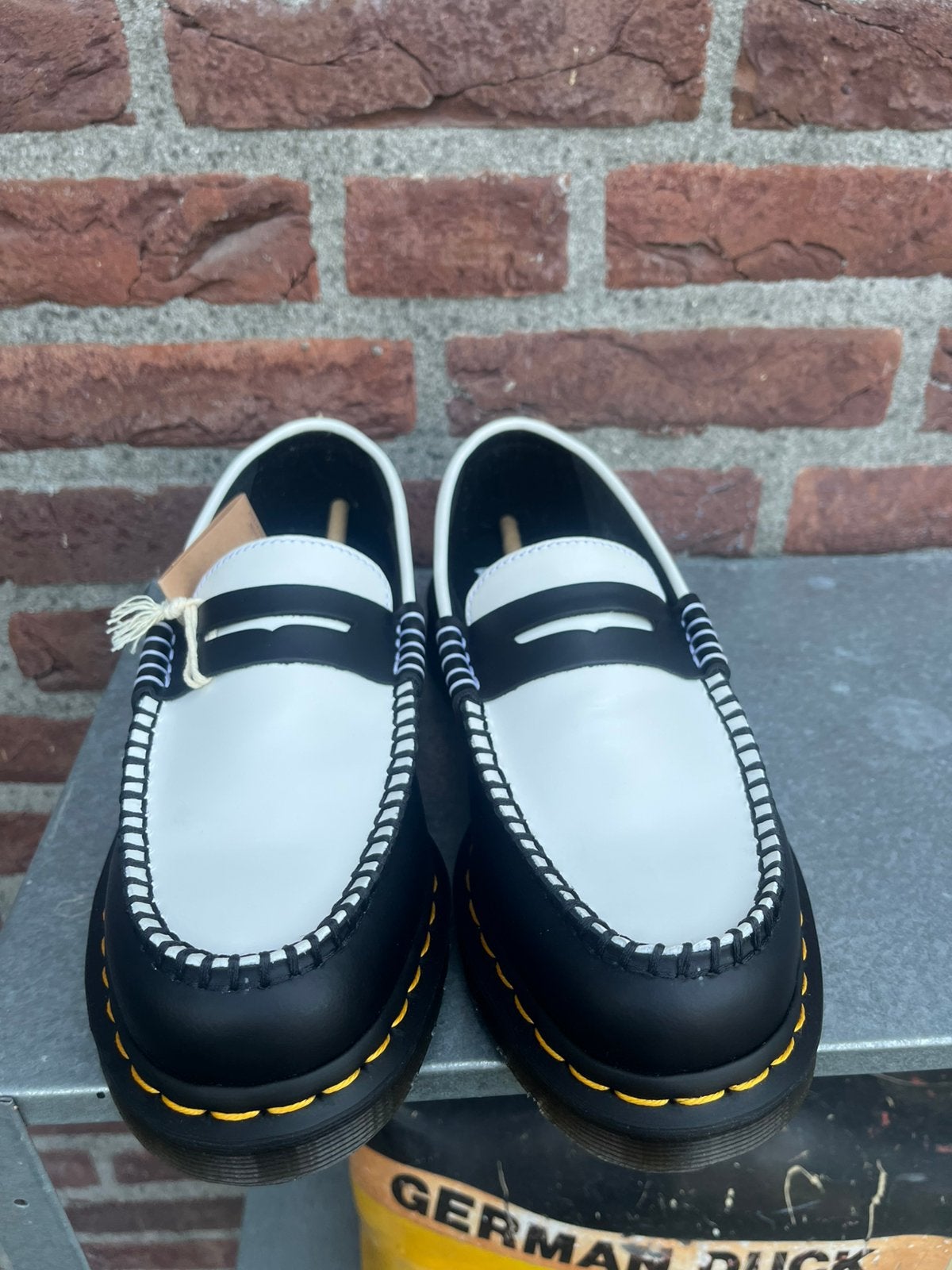 Dr. Martens Penton loafer zwart + wit maat 38, Loafers, Dr. Martens, Docs, Zwart