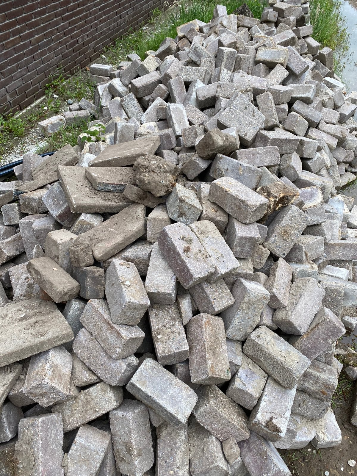 Gratis af te halen! Betonklinkers, Tuin en Terras, Ophalen, Zo goed als nieuw, Overige typen
