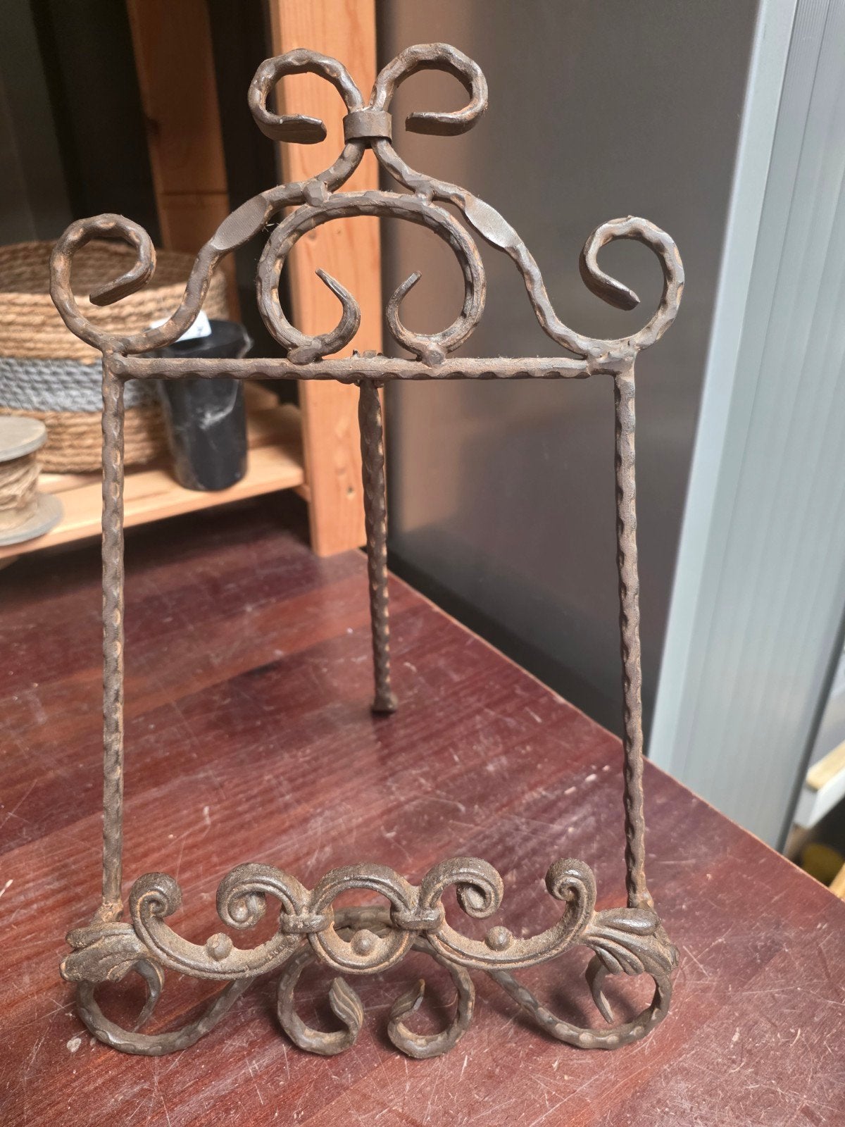brocante smeedijzeren kookboeken standaard, Ophalen of Verzenden