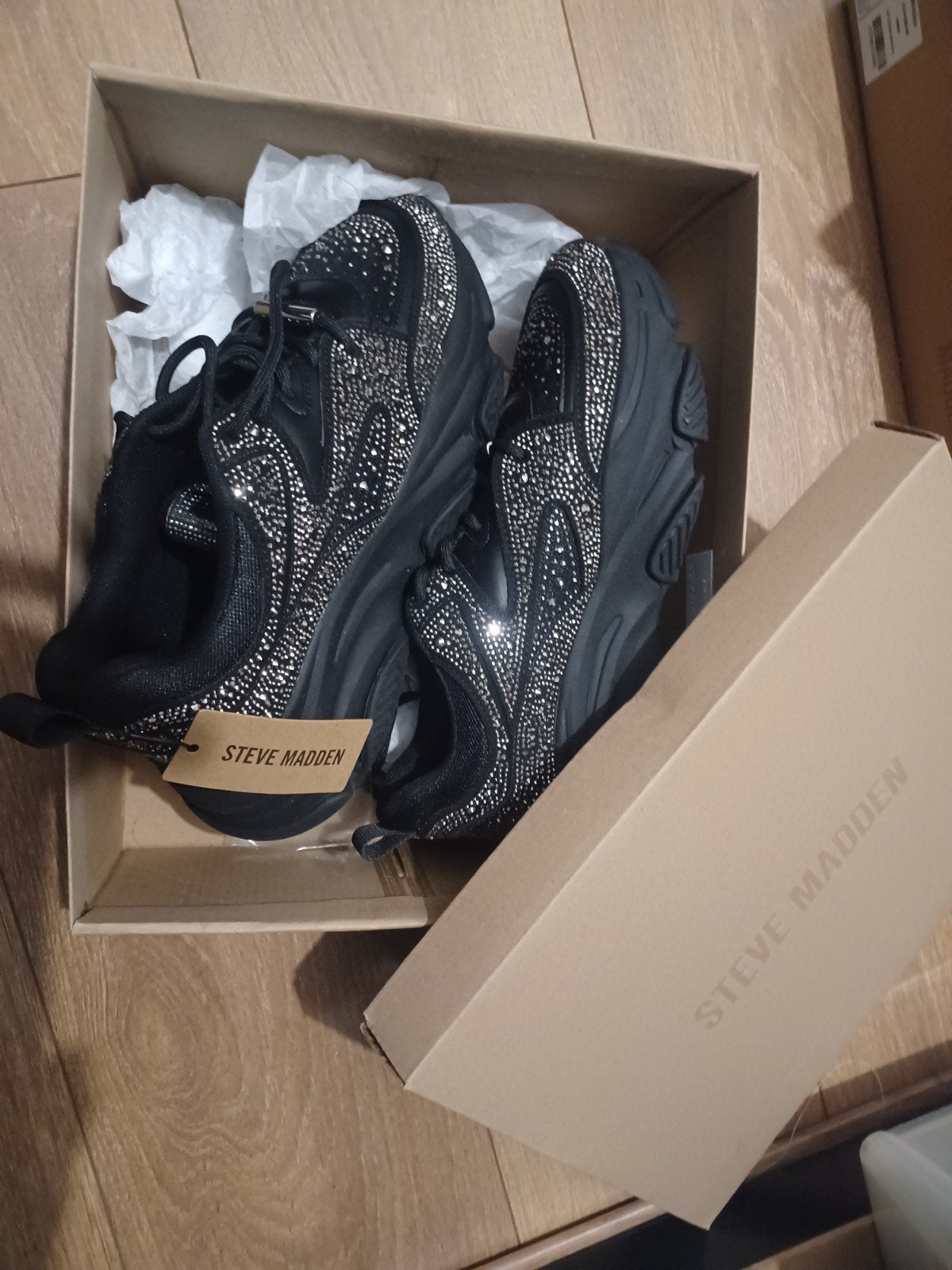 Steve Madden sneakers met glitters, maat 40 *NIEUW*, Kleding | Dames, Schoenen, Ophalen of Verzenden