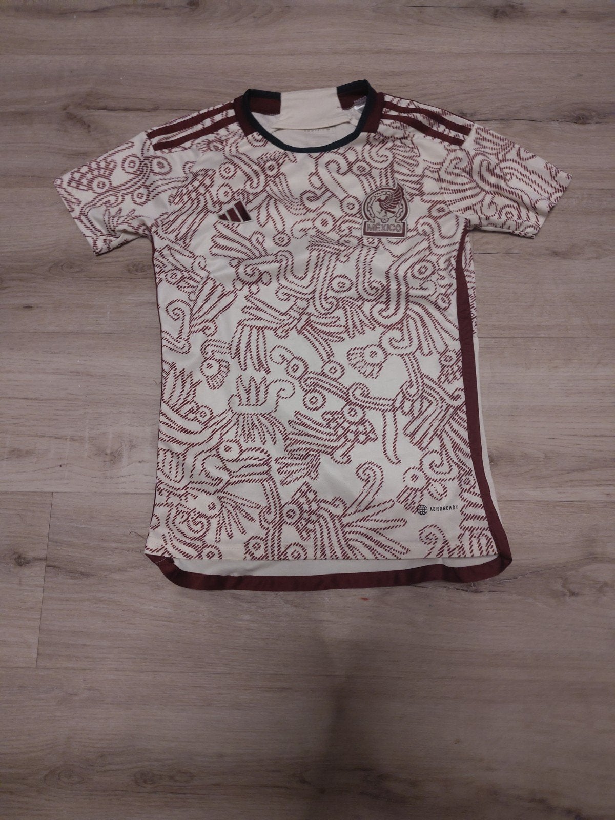 Adidas Mexico Thuisshirt WK 2022 Maat S, Wit, Ophalen of Verzenden, Zo goed als nieuw, Adidas