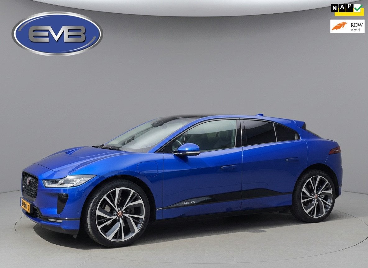 Jaguar I-PACE EV400 pk First Edition 90 kWh, VOL OPTIES, pan, Gebruikt, 750 kg, 245 min, 90 kWh