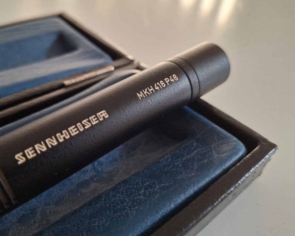 Sennheiser MKH-416P48 condensator microfoon, Ophalen of Verzenden, Zo goed als nieuw, Studiomicrofoon