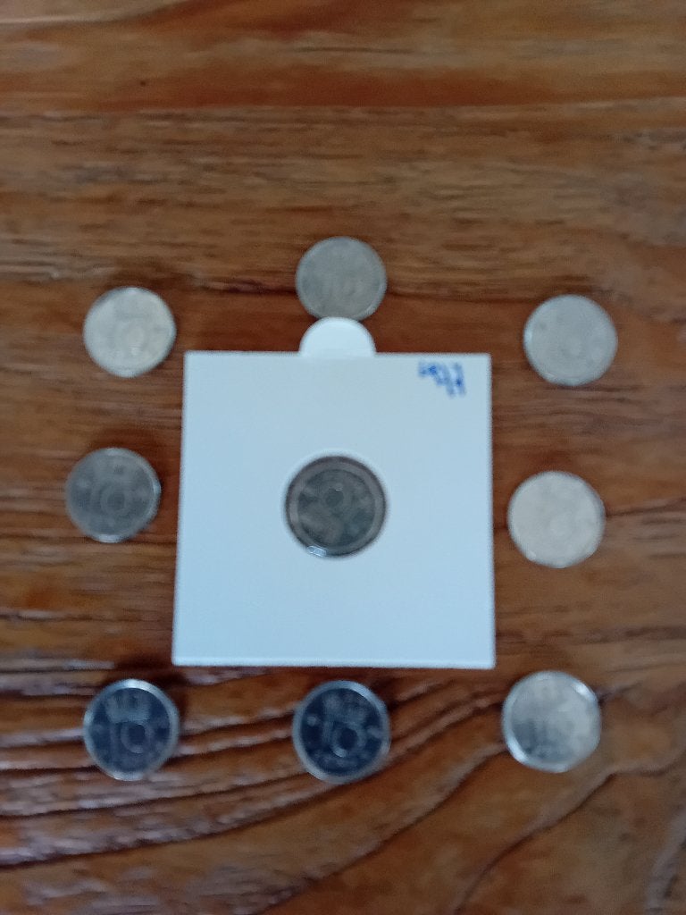 10 cent munt, Postzegels en Munten, Munten | Nederland, Verzenden, Koningin Juliana, 10 cent, Losse munt