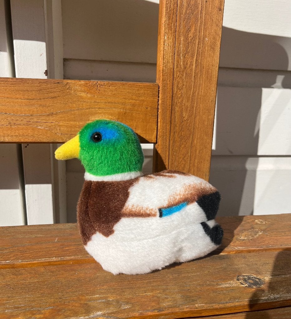 Wild republic knuffel vogel met geluid | wilde eend 15 cm, Ophalen of Verzenden, Zo goed als nieuw, Eend