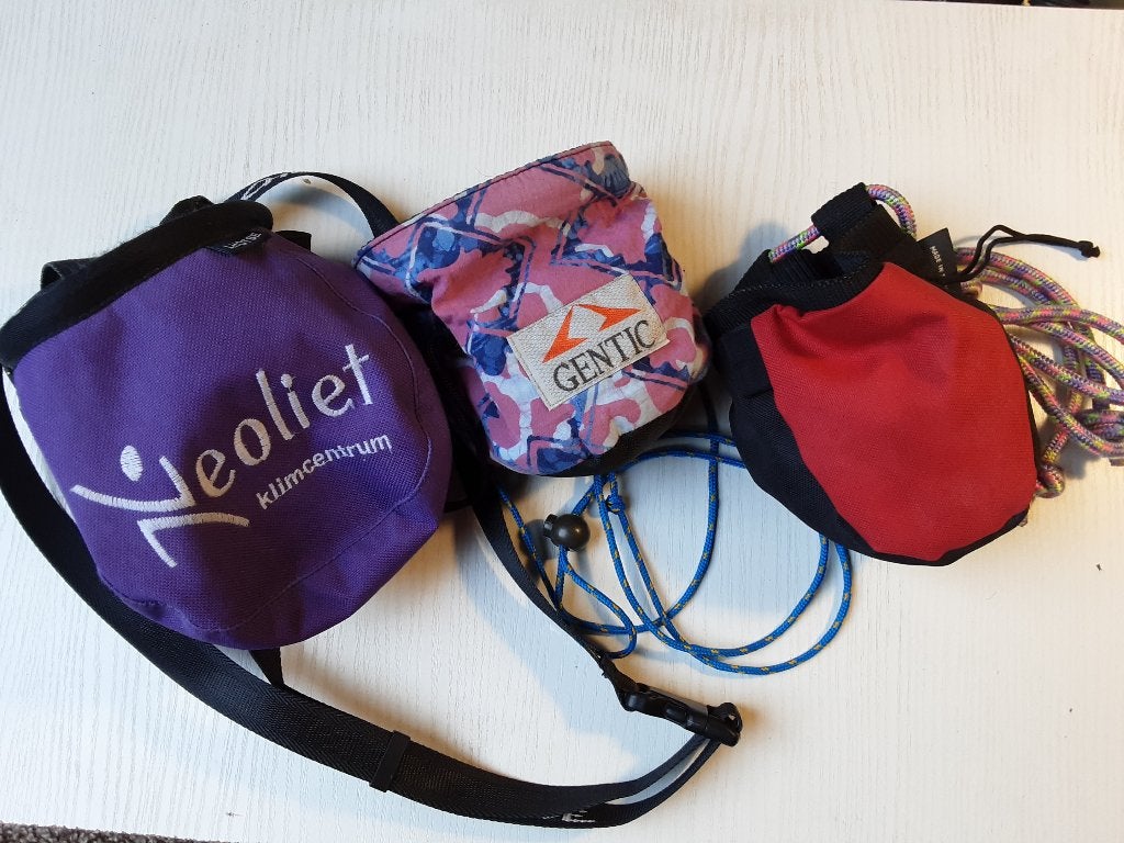 Pofzakjes klimmen, Ophalen of Verzenden, Gebruikt, Klimsport-accessoire