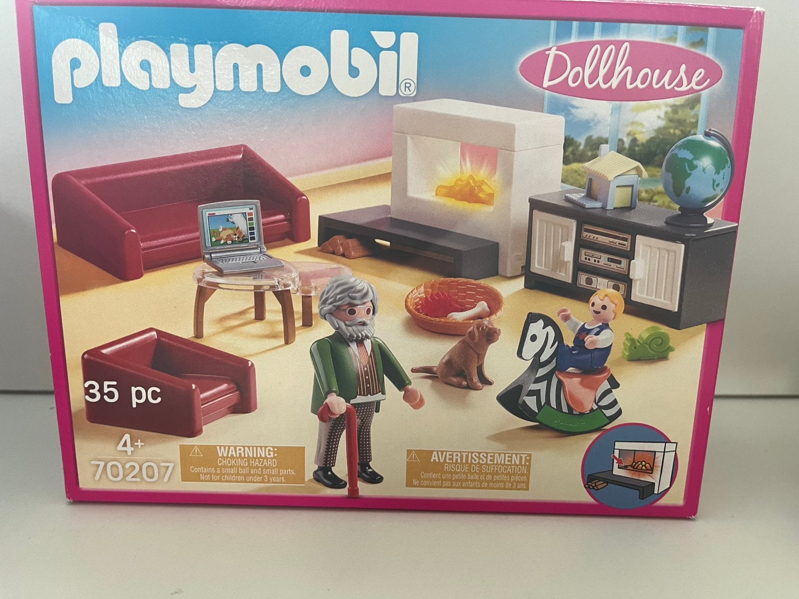 Playmobil Dollhouse Woonkamer 70207 - Compleet & Topstaat, Kinderen en Baby's, Speelgoed | Playmobil, Ophalen of Verzenden, Zo goed als nieuw