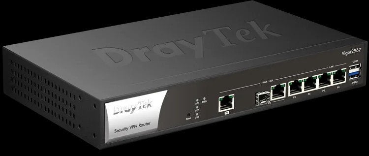DrayTek Vigor 2962 Dual-WAN Security VPN Router, Computers en Software, Ophalen of Verzenden, Nieuw, Router, DrayTek