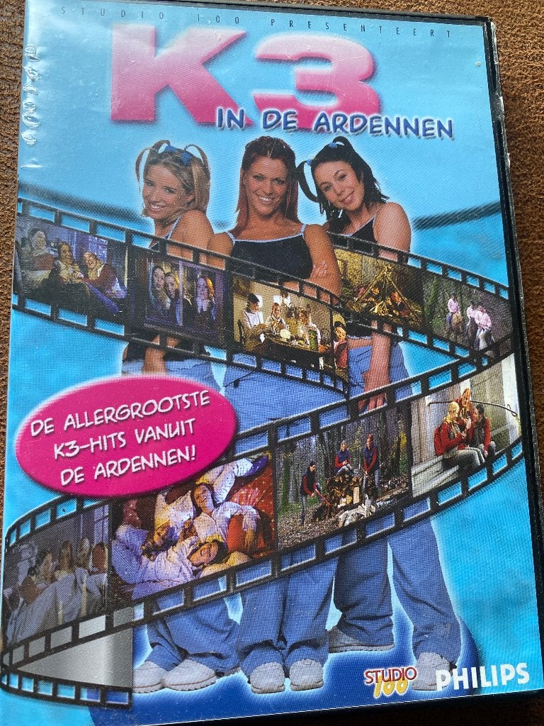 K3 In De Ardennen DVD - De allergrootste K3-hits!, Gebruikt, Alle leeftijden, Familie, Film