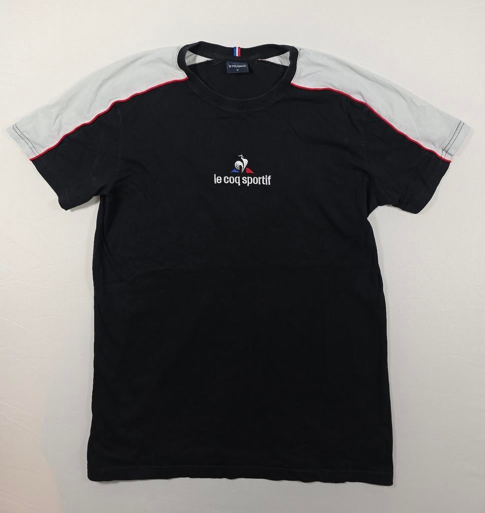 Le Coq Sportif T-shirt Zwart Maat M - Sportshirt/casual., Zo goed als nieuw, Verzenden, Maat 48/50 (M), Le Coq Sportif