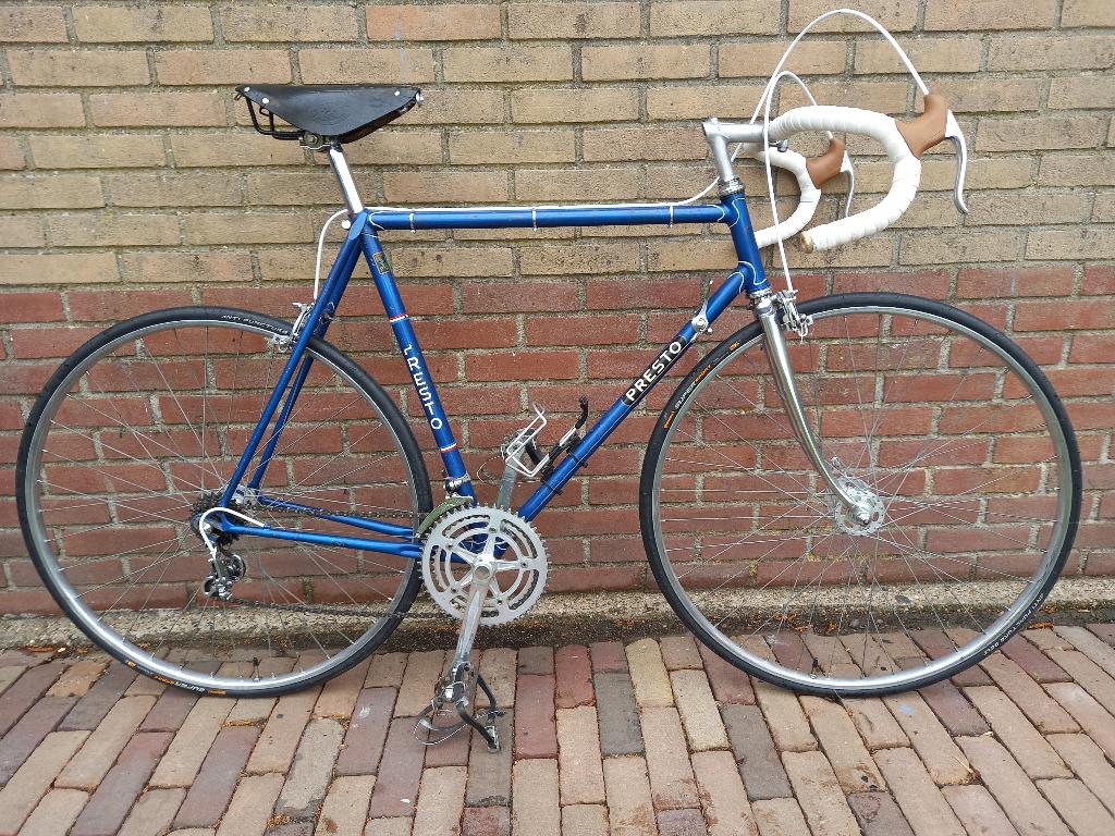 Presto Amsterdam 1970 racefiets handgemaakt handgemaakt 58ct, Gebruikt, Carbon, 57 tot 61 cm, Meer dan 20 versnellingen