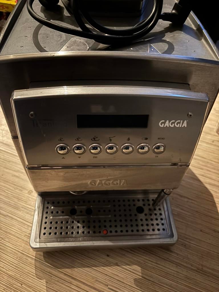 Espressomachine Gaggia Titanium, Ophalen, Afneembaar waterreservoir, Gebruikt, Espresso apparaat