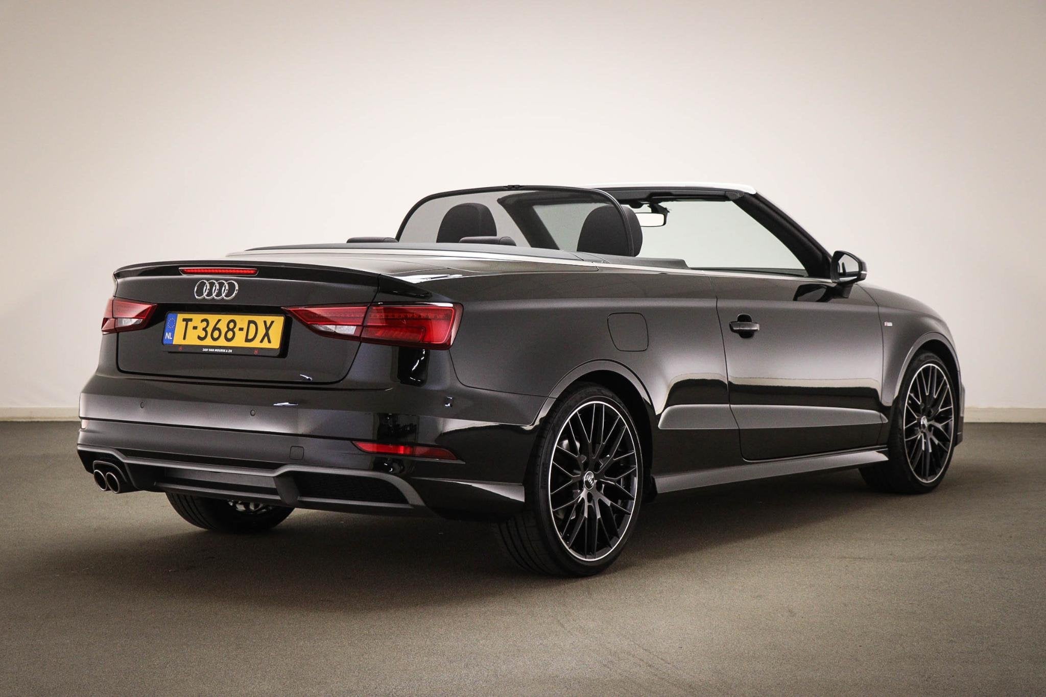 Audi A3 Cabriolet 35 TFSI CoD Sport edition | BANG EN OLUFSE, Auto's, Stof, 4 stoelen, Zwart, Geïmporteerd