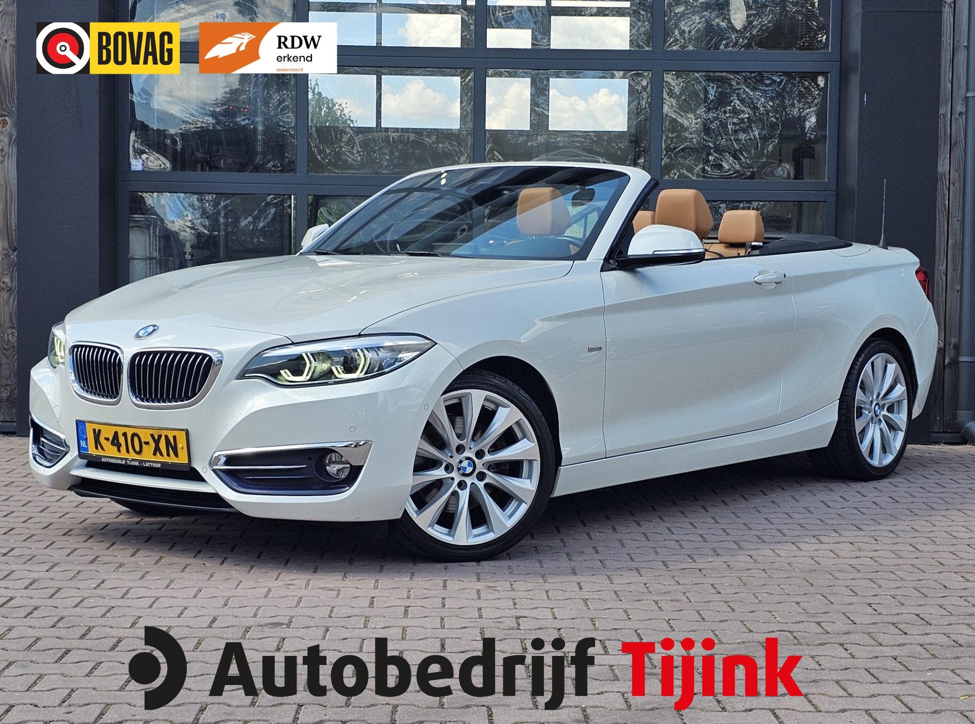 BMW 2 Serie Cabrio 220i High Executive | Navi | Lederen spor, Auto's, BMW, Automaat, 1998 cc, Achterwielaandrijving, Gebruikt