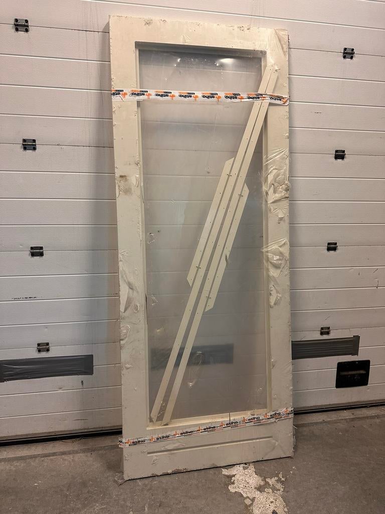 Meranti Tuindeur 231,5x93cm - Nieuw in Verpakking, Ophalen, 80 tot 100 cm, 215 cm of meer, Nieuw