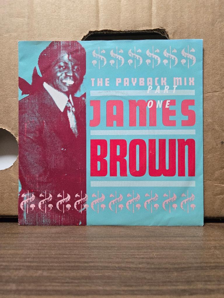 James Brown - The payback mix, Cd's en Dvd's, Vinyl Singles, Zo goed als nieuw, Single, R&B en Soul, 7 inch, Ophalen of Verzenden