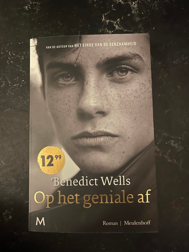 Op het geniale af - Benedict Wells (Softcover), Boeken, Ophalen of Verzenden, Zo goed als nieuw, Nederland