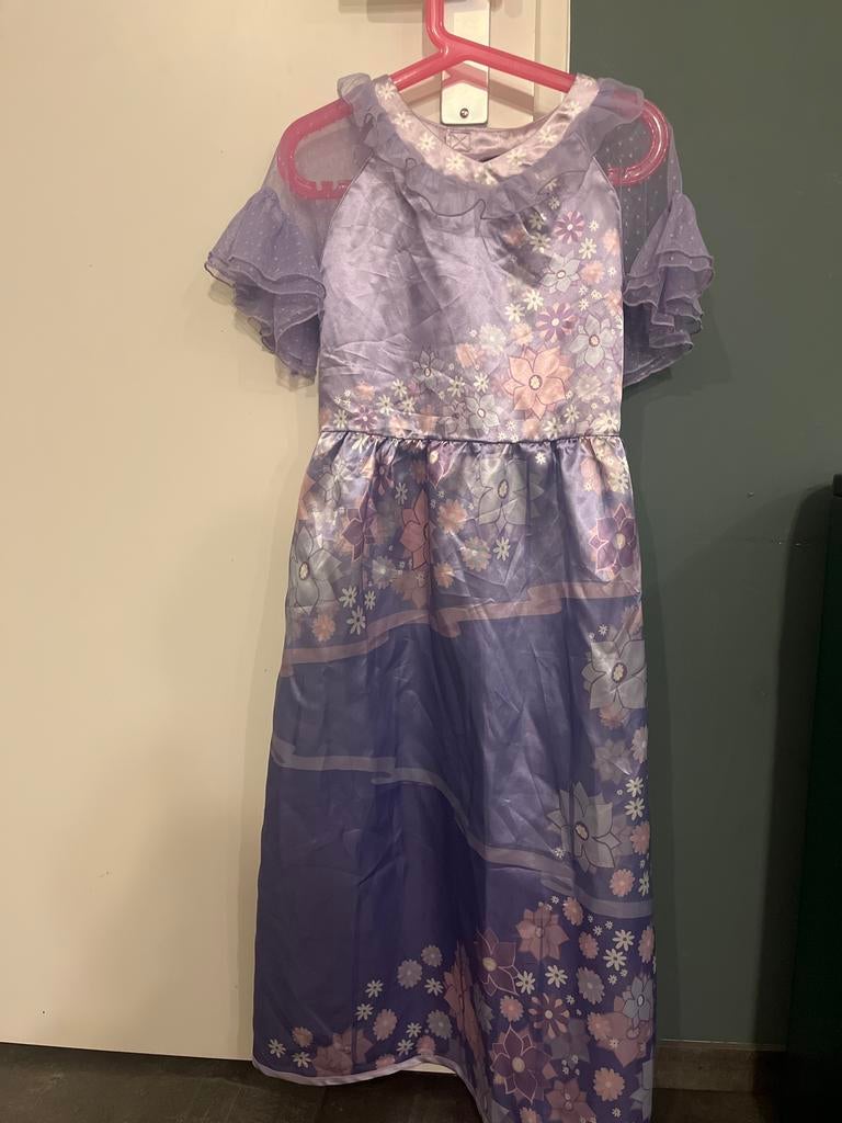 Leuke Mirabel jurk - Encanto, Ophalen, Zo goed als nieuw, 122 t/m 128, Meisje