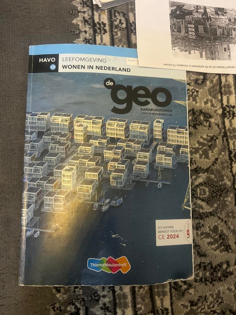 De Geo Aardrijkskunde HAVO - Wonen in Nederland, Ophalen of Verzenden, Gamma, Zo goed als nieuw