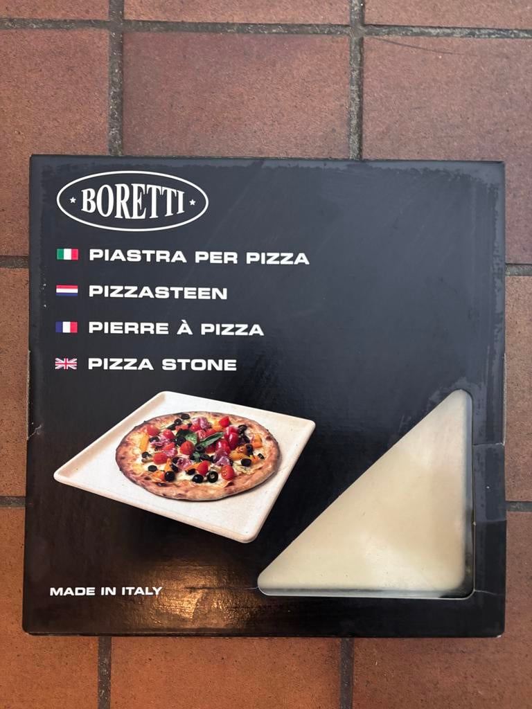 Nieuwe Boretti Pizzasteen - Perfect voor Oven of BBQ, Ophalen, Nieuw