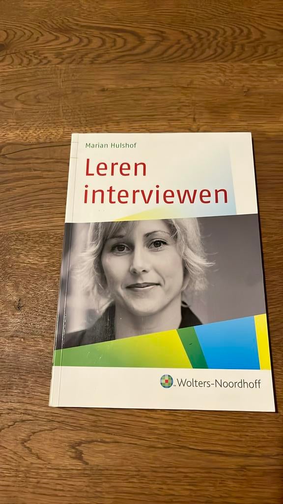 Leren Interviewen - Marian Hulshof, Boeken, Ophalen of Verzenden, Alpha, Zo goed als nieuw, HBO
