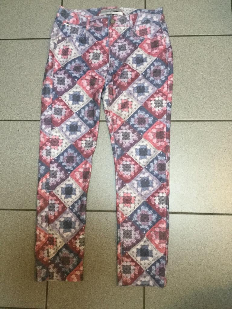 Prachtige denimbroek van Nickjean maat 36 modekleur, Ophalen of Verzenden, Zo goed als nieuw, Maat 36 (S), Lang