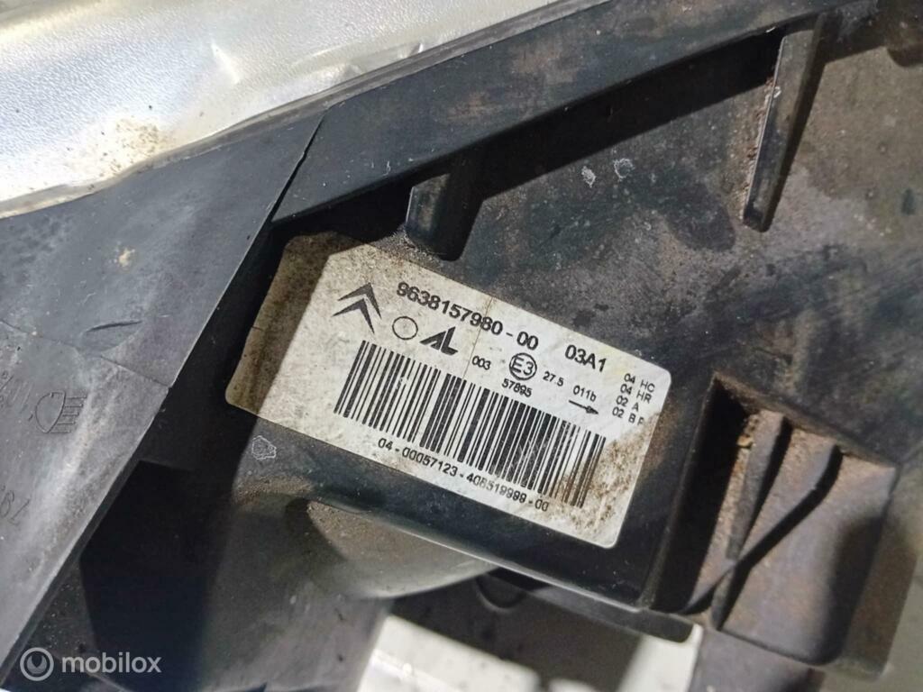 Koplamp Citroen Xsara 9638157980, Auto-onderdelen, Ophalen of Verzenden, Gebruikt
