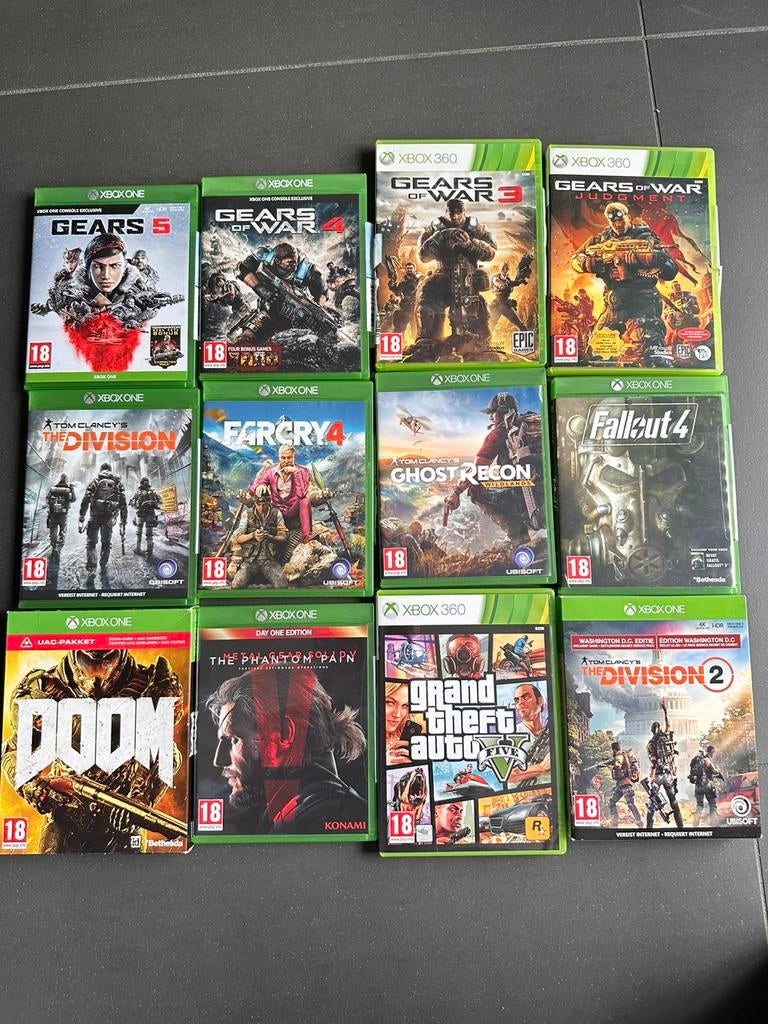 Diverse Xbox games 10 Euro per stuk of doe goed bod voor set, Vanaf 18 jaar, Shooter, 1 speler, Ophalen of Verzenden