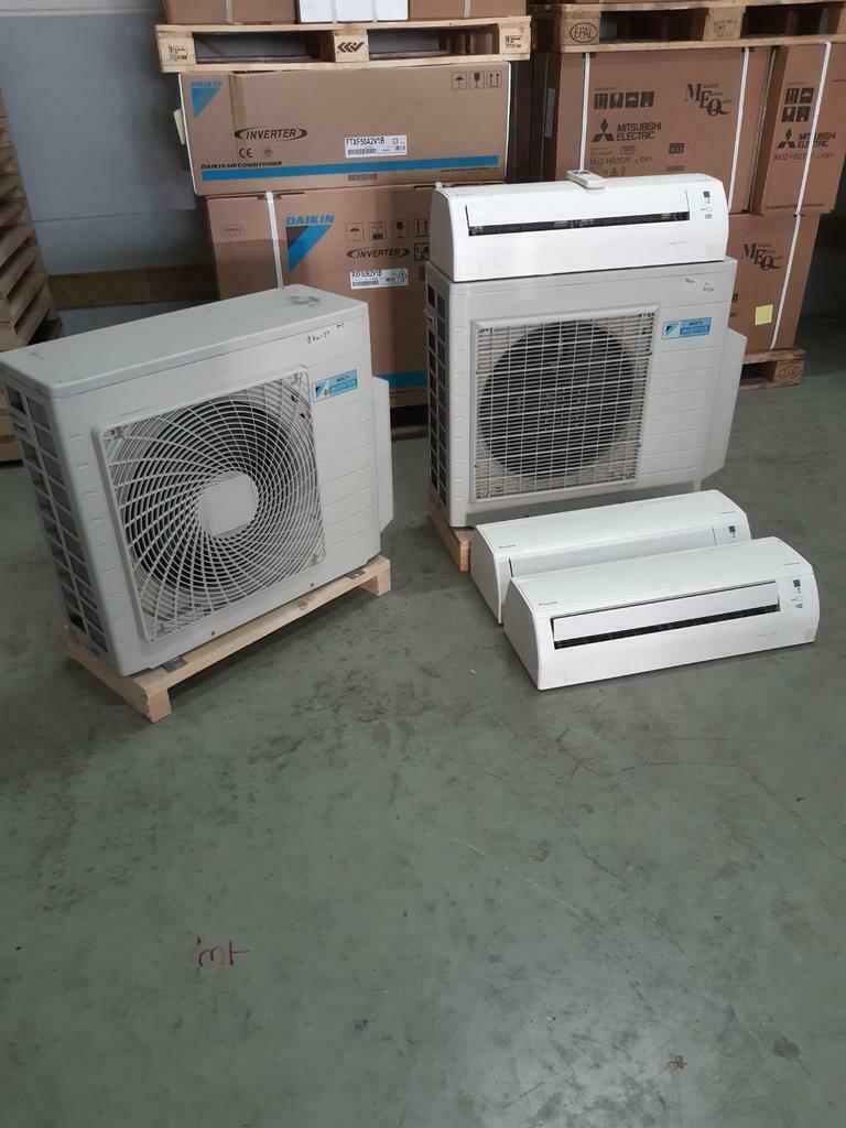Daikin multisplit div uitv. v.a 6.8 kw. 3,4 of 5 aansluiting, Ophalen, Gebruikt