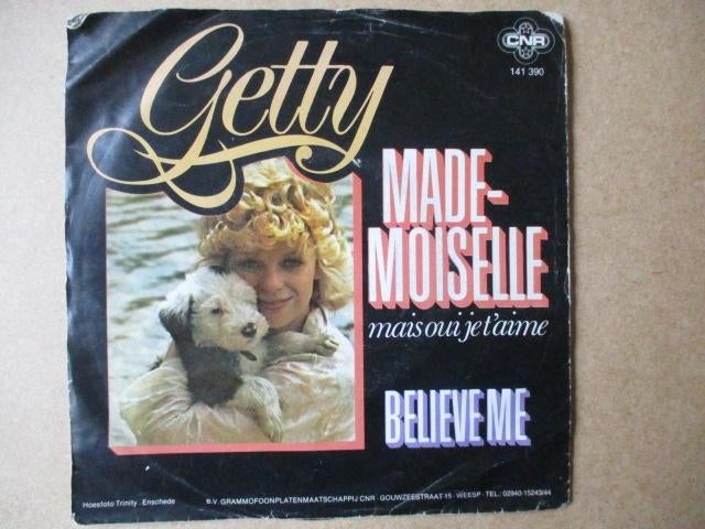 s2202 getty - mademoiselle, Ophalen, Gebruikt, Overige genres, 7 inch
