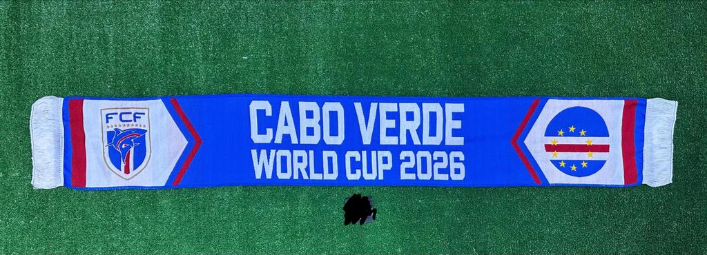 Kaapverdië WK Sjaal Cabo Verde, Ophalen of Verzenden, Nieuw, Overige maten, Sjaal