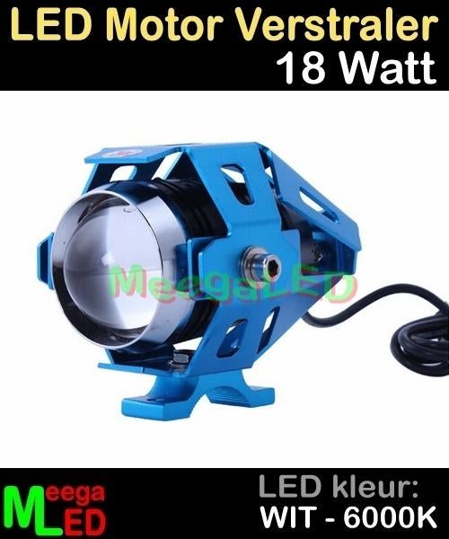 UITVERKOOP - LED Motor Verstraler 18 Watt CREE LED - 2 stuks, Ophalen of Verzenden