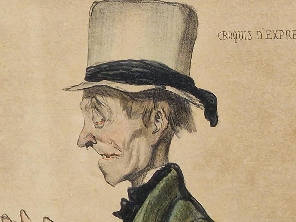 DAUMIER Honore  kleurenlitho, Ophalen of Verzenden