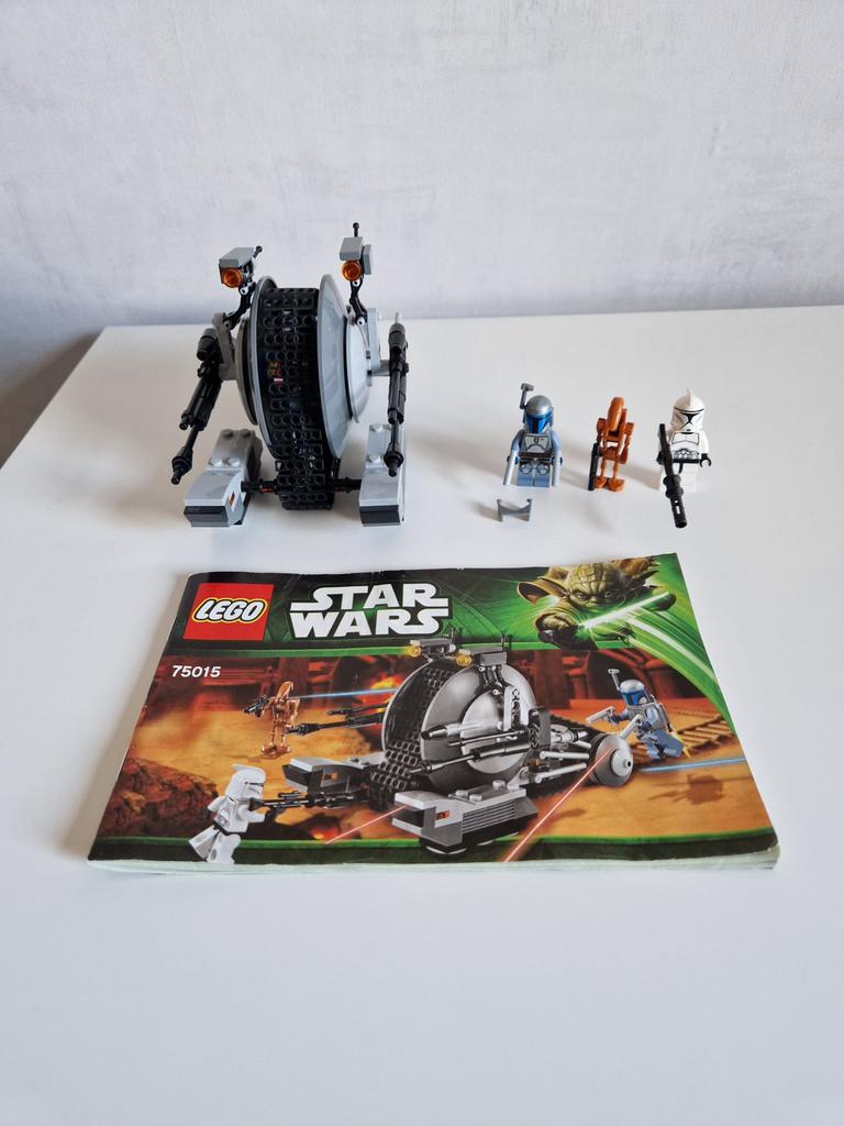 Lego star wars 75015, Ophalen of Verzenden, Zo goed als nieuw, Overige typen