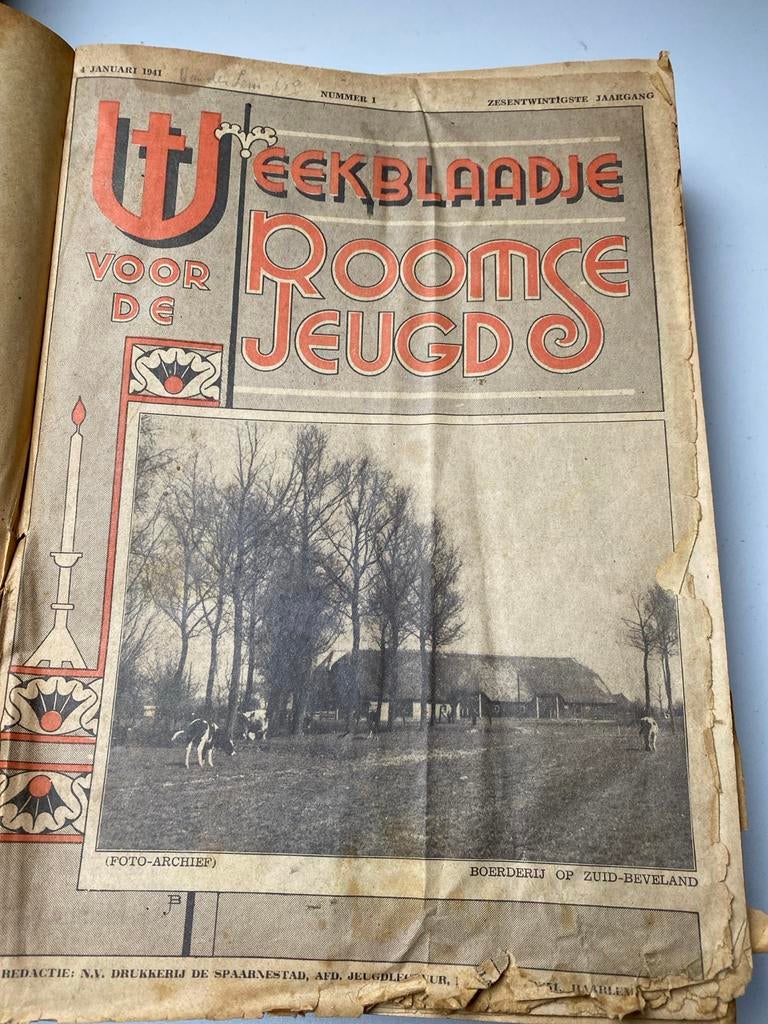 Weekblaadje voor Roomse Jeugd - jaargang 1941, Ophalen of Verzenden, Gelezen, Overige typen
