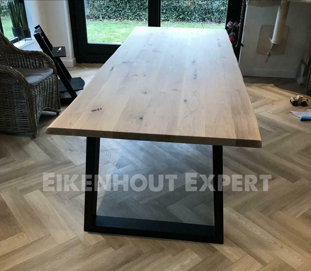 Foto 24 van Eiken Boomstam Eettafel Tafel Eikenhout BINNEN 1WEEK BEZORGD