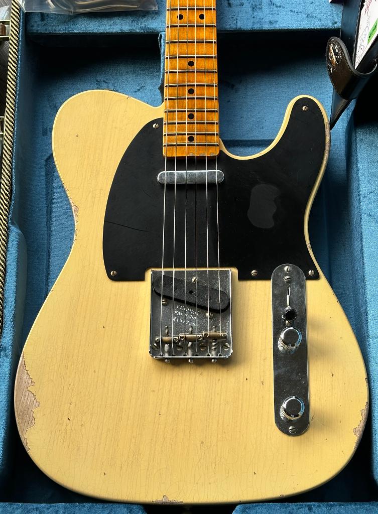 2024 Fender Nocaster 1951 Relic Custom Shop Mint & Compleet, Muziek en Instrumenten, Ophalen of Verzenden, Zo goed als nieuw, Solid body