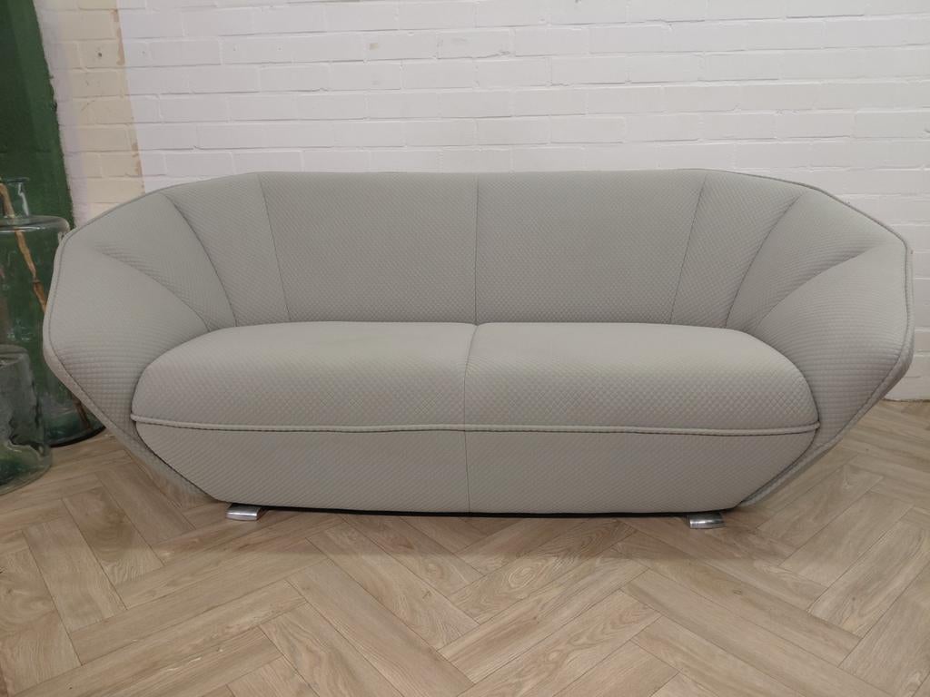 Pode Colla 2,5 zits | Groen grijs | Kvadrat mosaic stof, Modern design, Info@andriesign.nl, Tweepersoons, 75 tot 100 cm