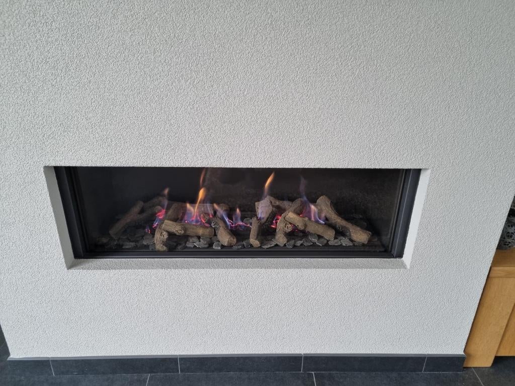 Bellfires gashaard - strak design, Ophalen, Gebruikt, Inbouwhaard, Gashaard