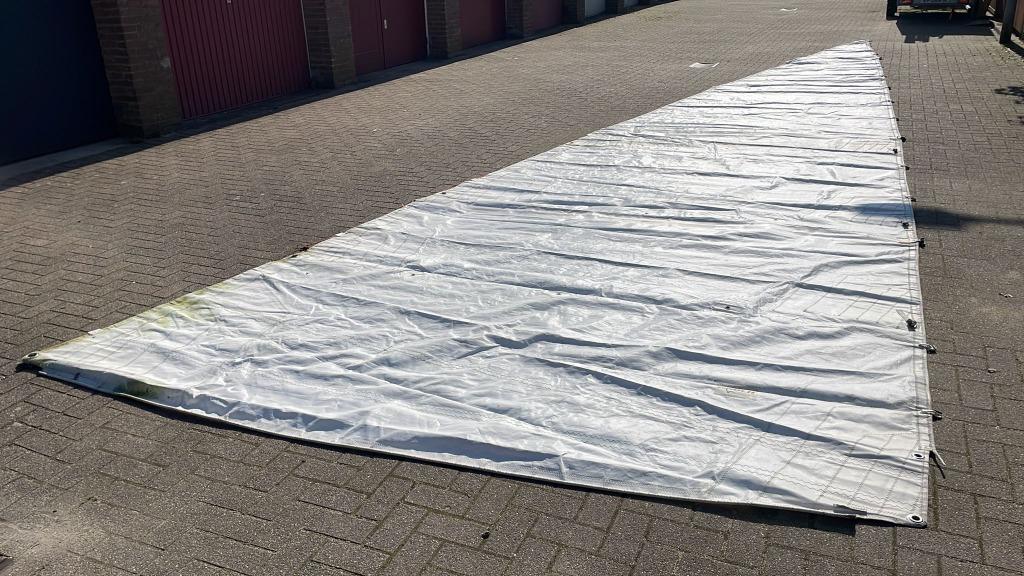 Doorgelat grootzeil VL 12,6m / OL 3,45m, 6 meter of meer, Info@a-zeilen.nl, A-Zeilen, Ophalen of Verzenden